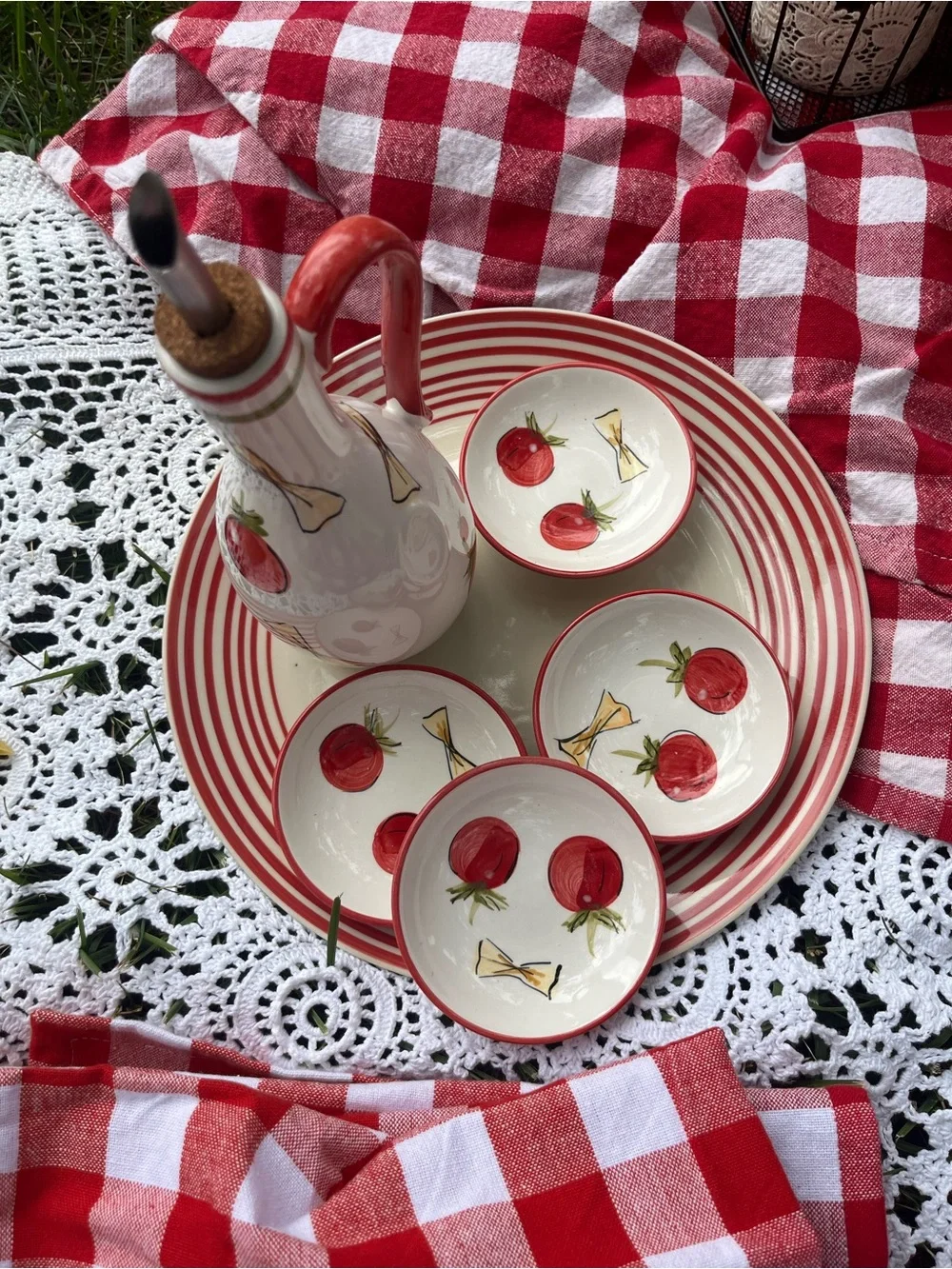 Ciao Baby themed shower decoration props